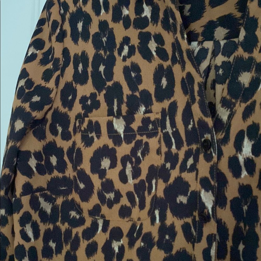 Talbots Brown Tan Long Sleeve Button Down Shirt - Picture 3 of 5